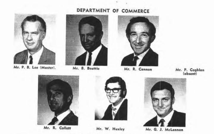 Commerce Department 1970