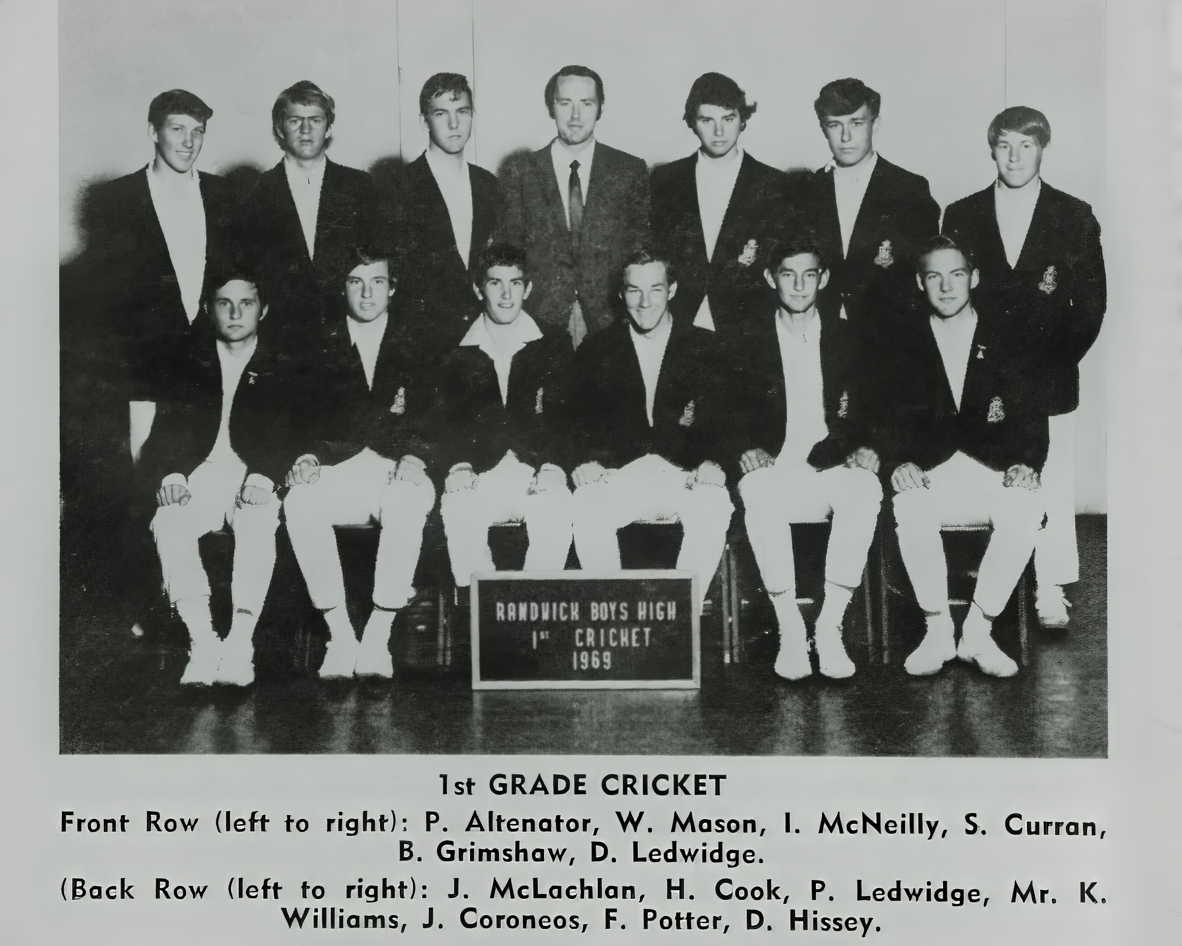 1969 1st Grade Cricket