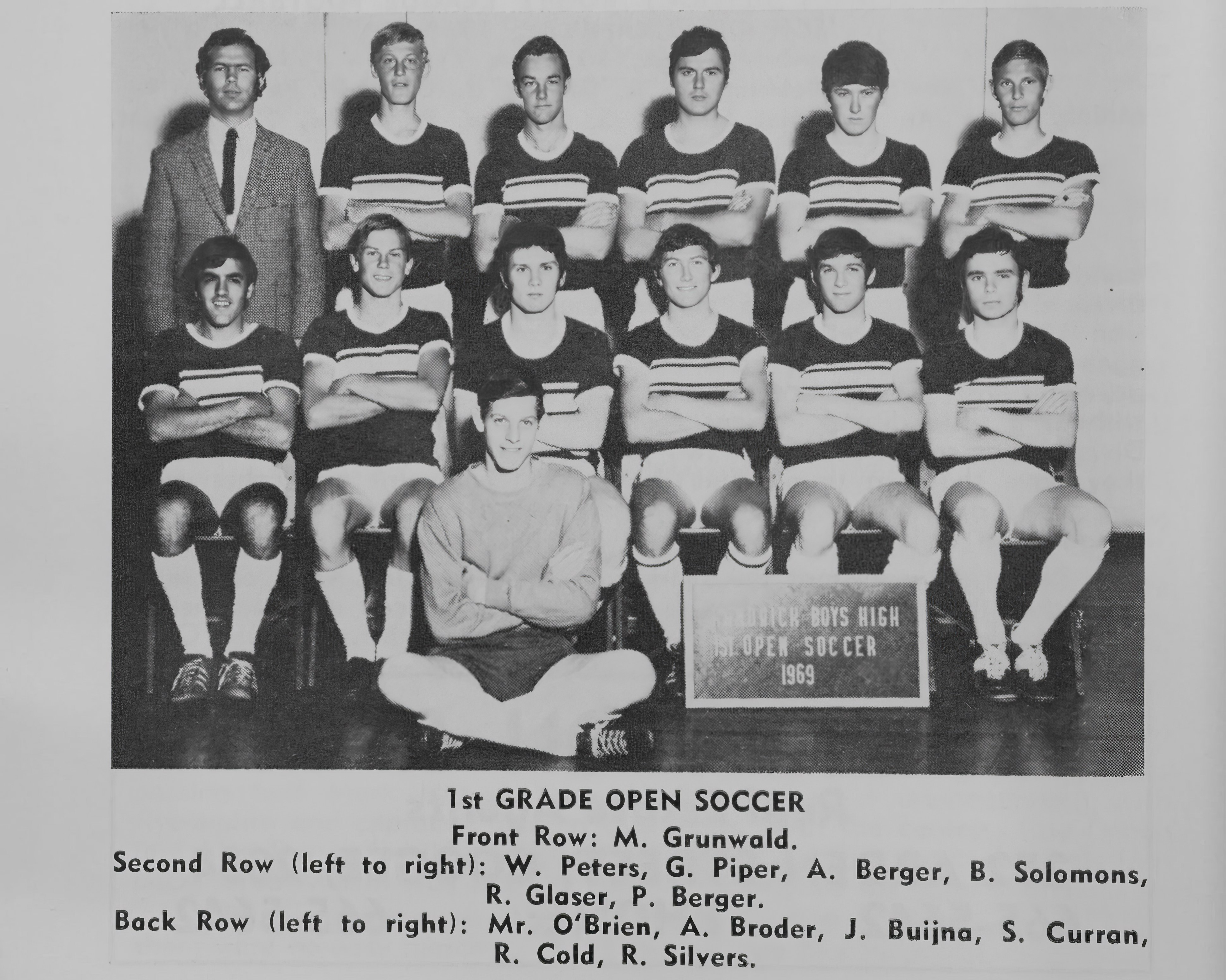 1969 1st Grade Open Soccer