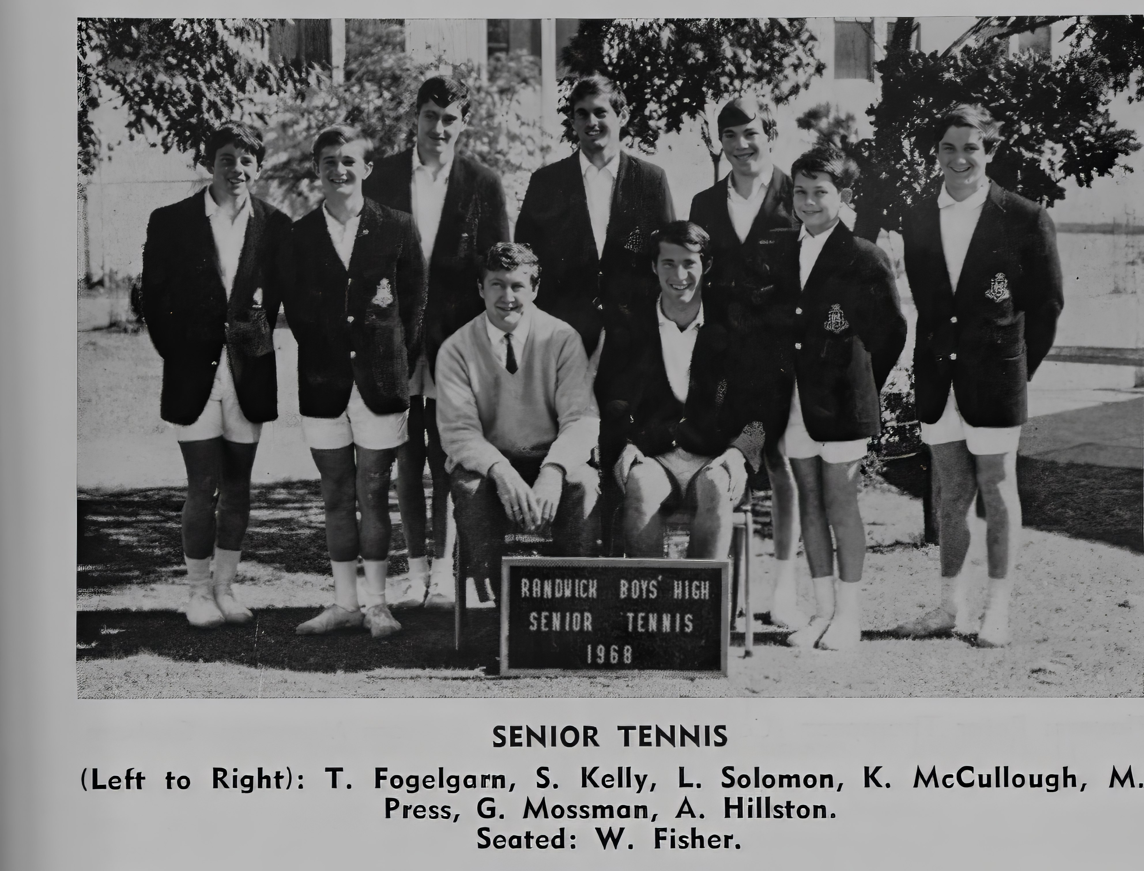 1968 Senior Tennis