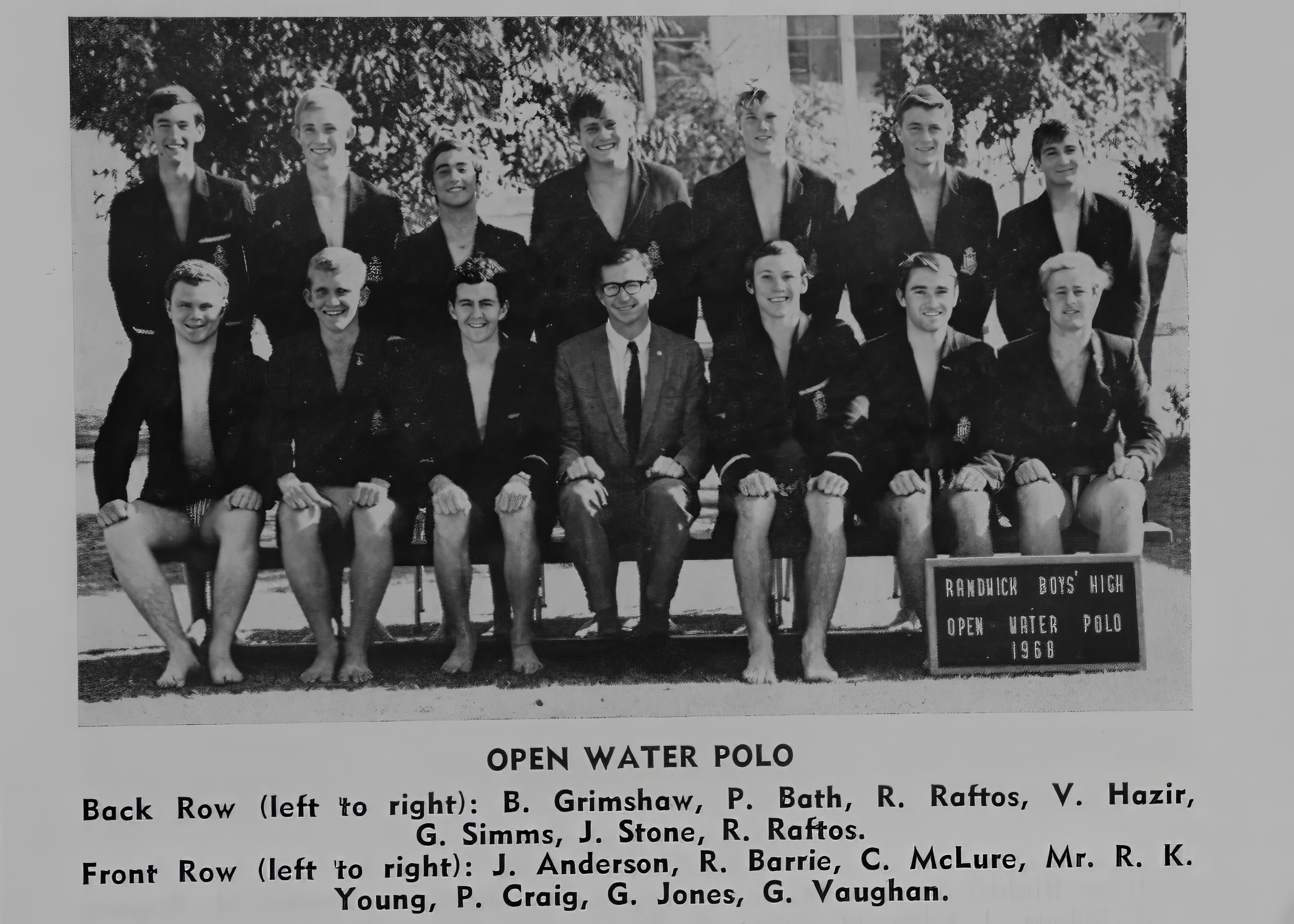 1968 Open Water Polo