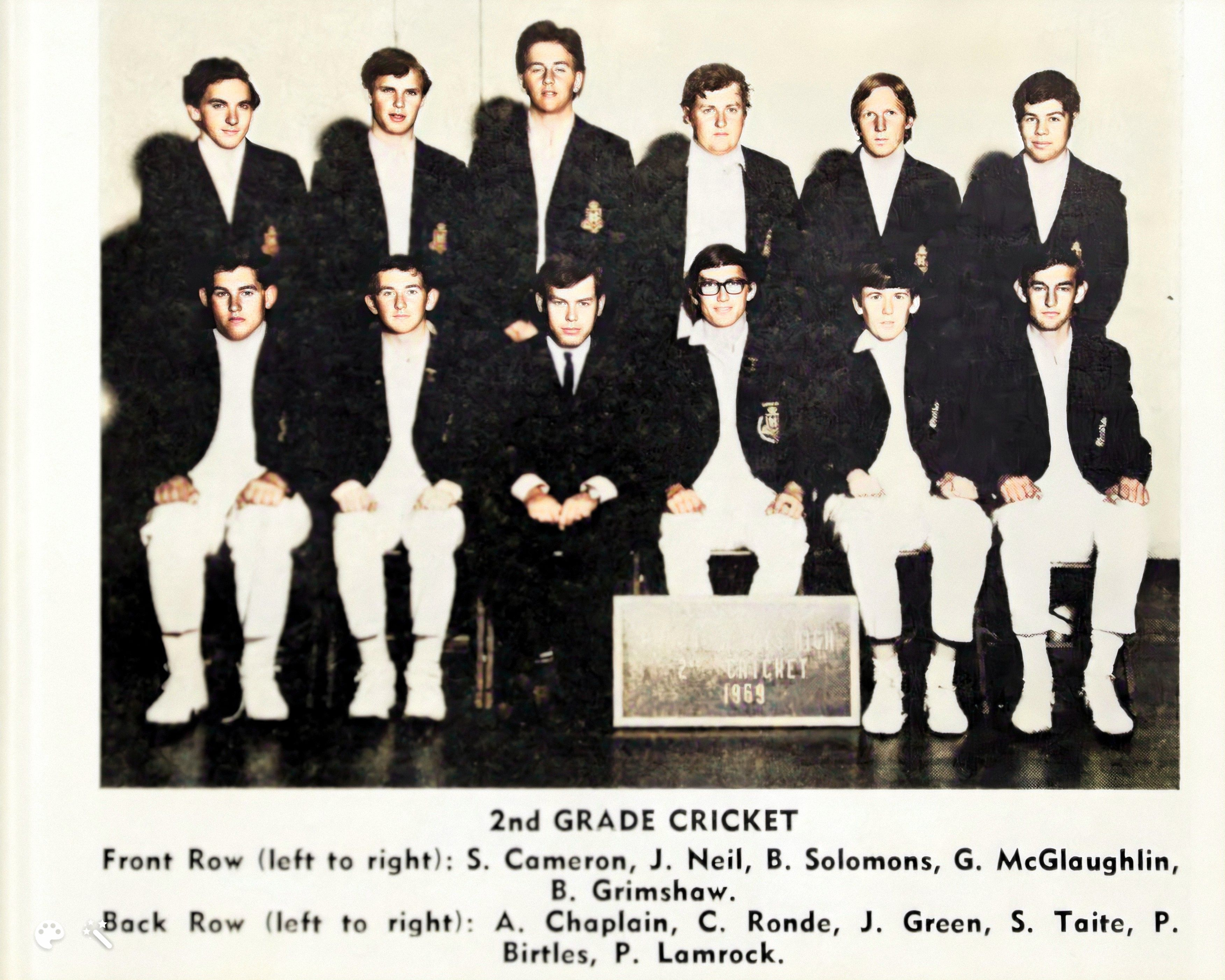 1969 2nd Grade Cricket-Enhanced-Colorized