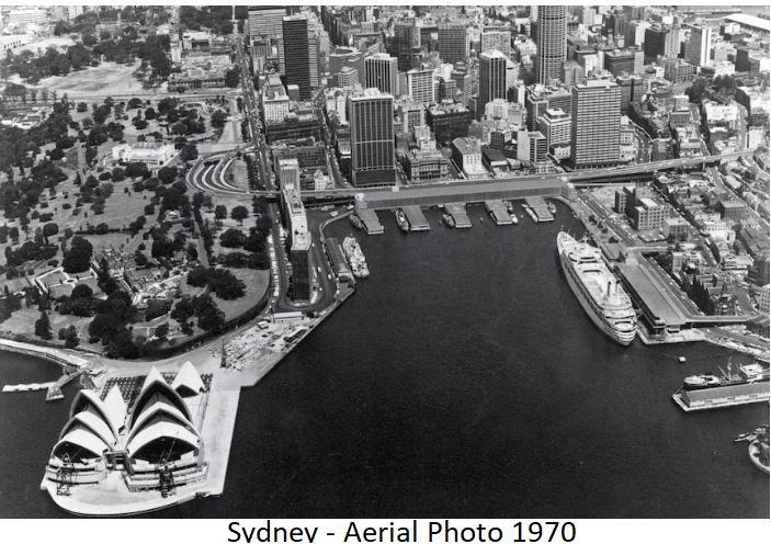 Sydney - Aerial Photo, 1970